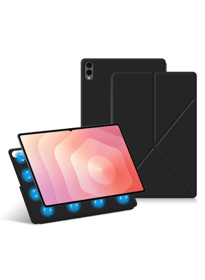 Compatible with 2025 Samsung Tab S11 Ultra 14.6-inch Magnetic Protective Case Convertible Stand Case Auto Sleep/Wake Function Drop Protection