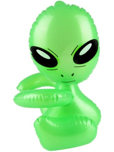 125 Green Inflatable Martian Baby Alien Prop Toy Decoration