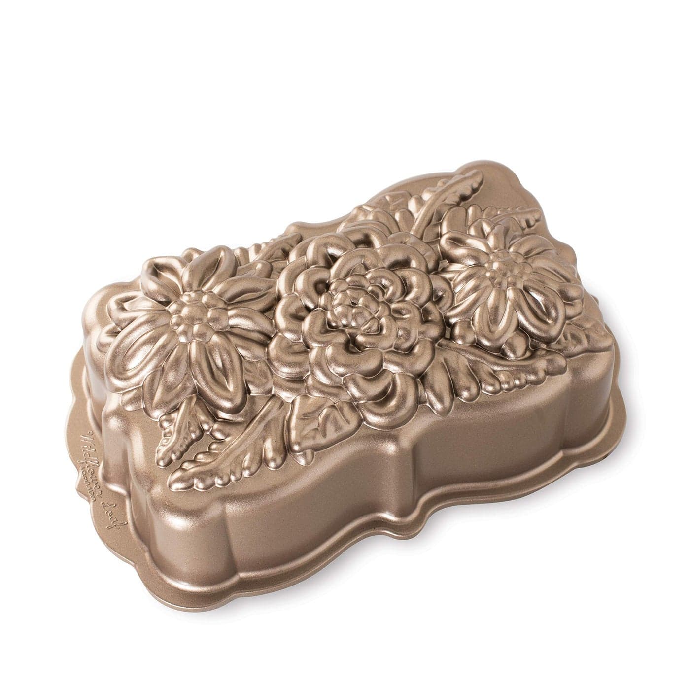 Nordic Ware Wildflower Loaf Pan 6Cup Toffee