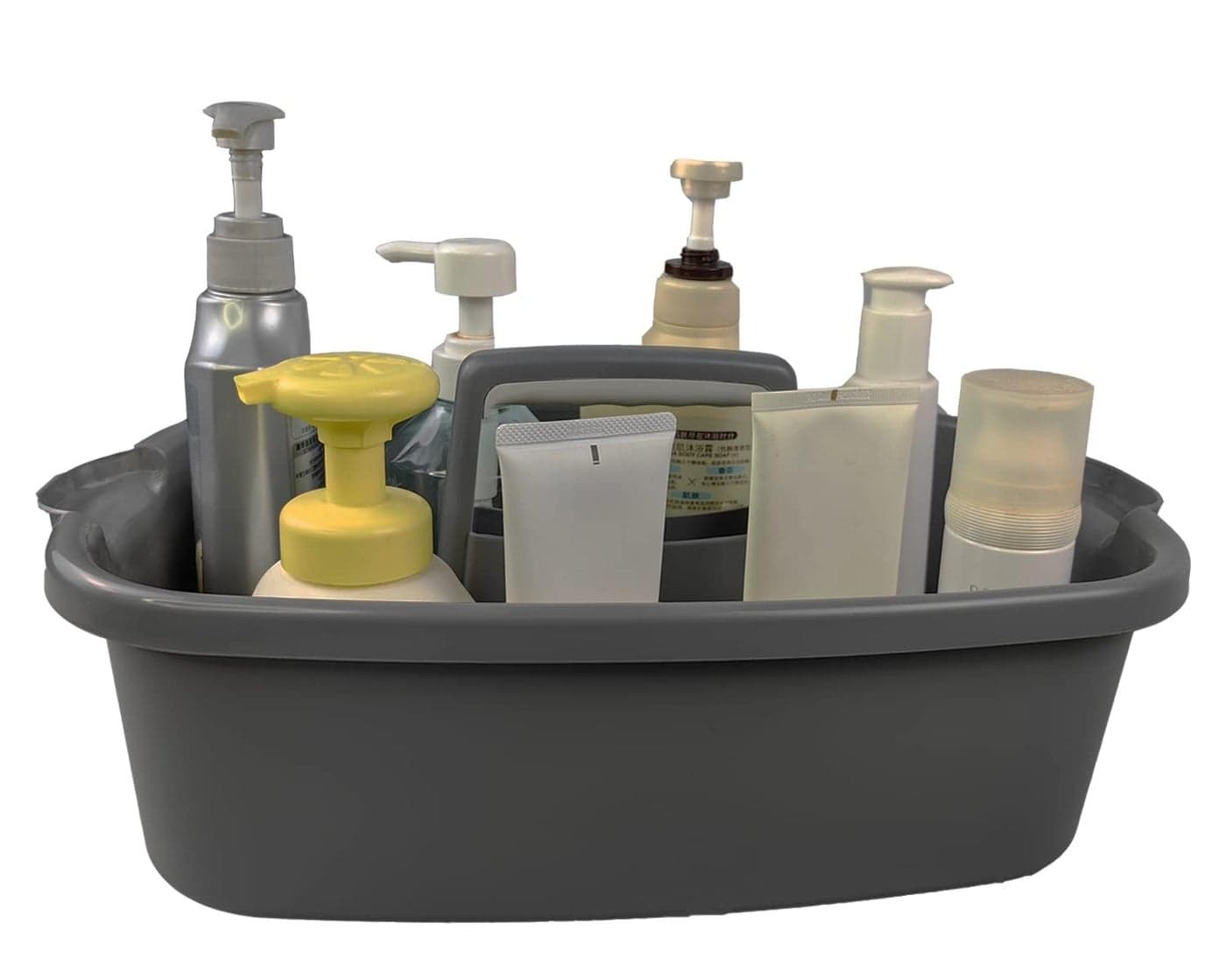 RELEMTRA Storage Baskets Cleaning Supplies Caddy Large Plastic Cleaning Supply Organizer Bucket with Handle Portable Housekeeping Shower Tote Caddy Under Sink Tool