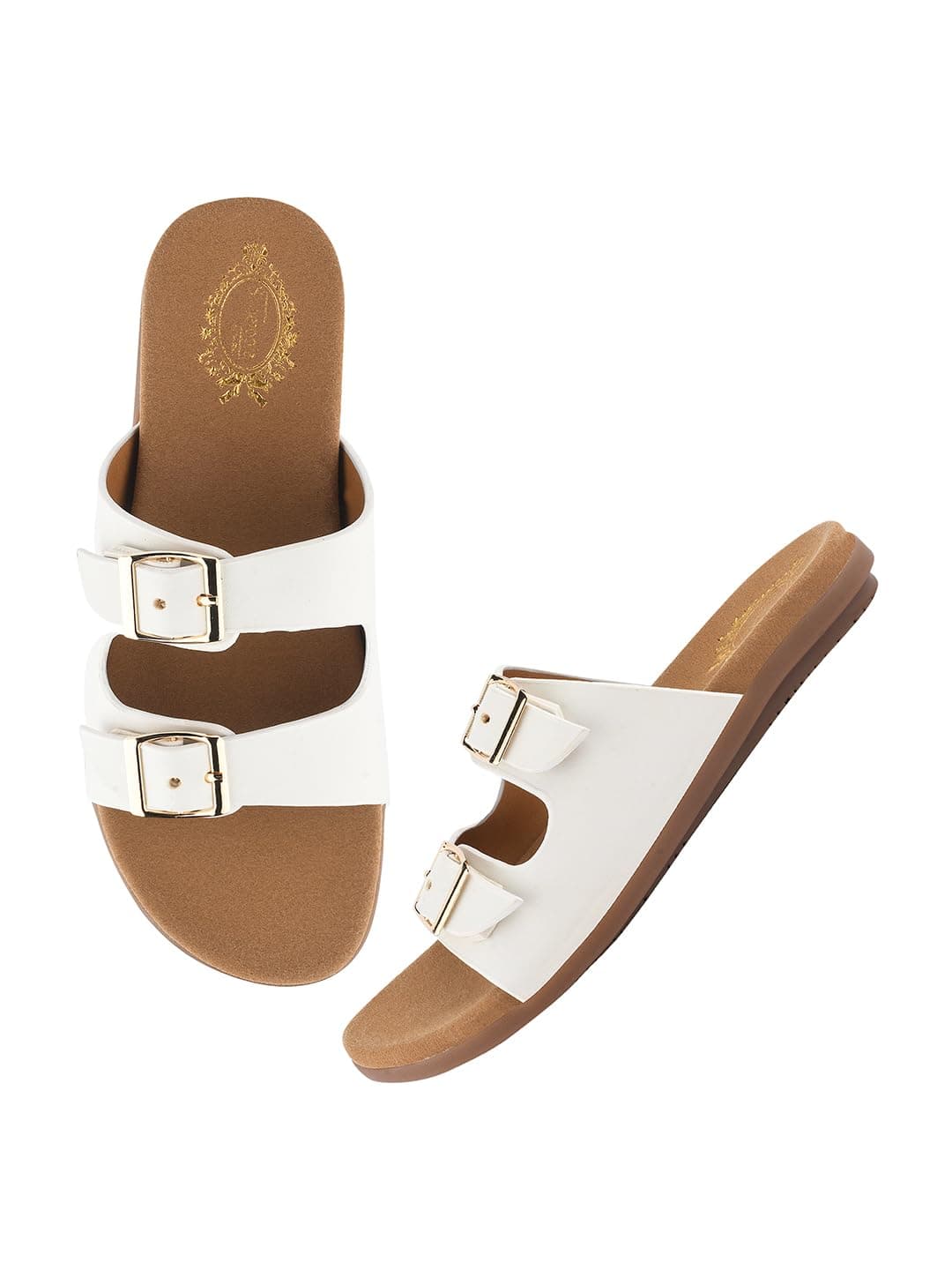 Shoetopia Stylish White Flats For Women /EU39