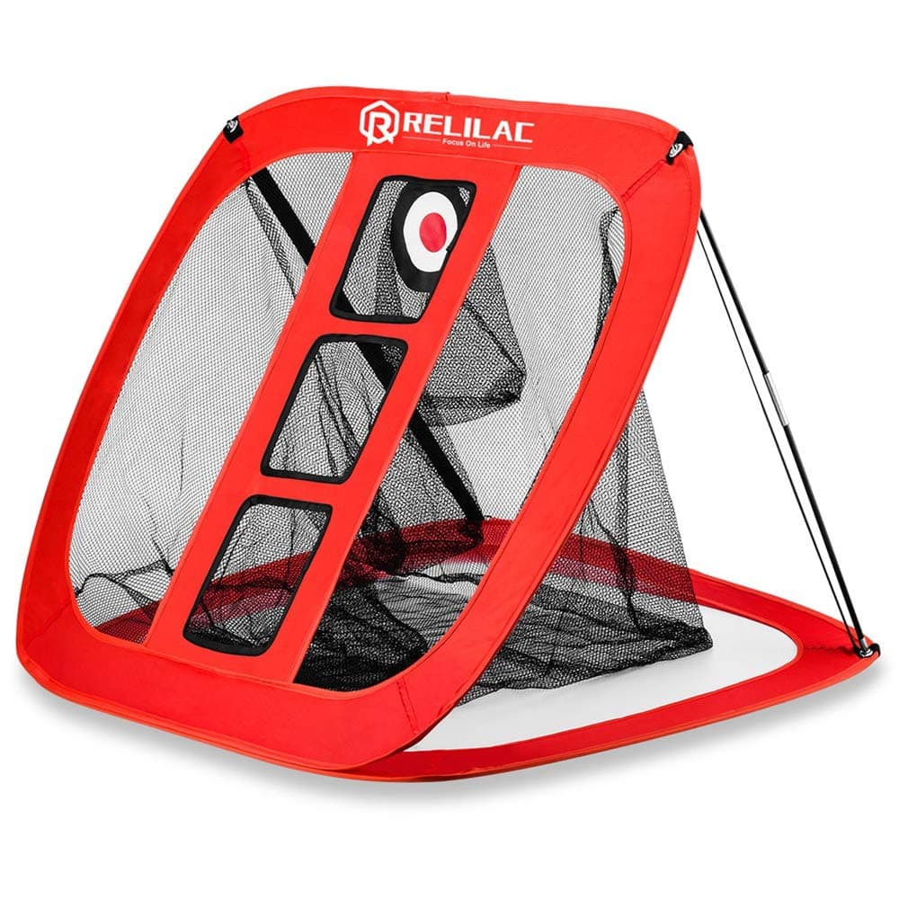 RELILAC Pop Up Golf Chipping Net - Indoor/Outdoor Golfing Target Accessories for Backyard Accuracy and Swing Practice - Great Gifts for Men, Dad, Husband, Women, Kid, Golfers