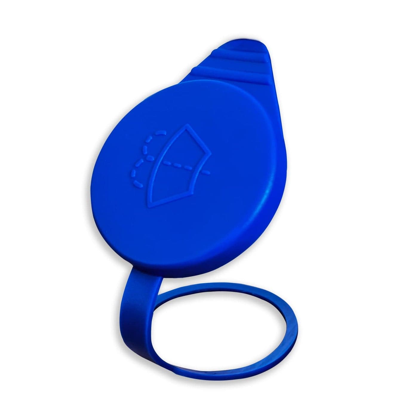 Car Washer Bottle Cap for Replacement Windshield Washer Fluid Reservoir Cap KT1Z17632A Windshield Washer Fluid Reservoir Cap CP9Z17A605A Compatible With Ford Focus 20122018 Blue Plastic