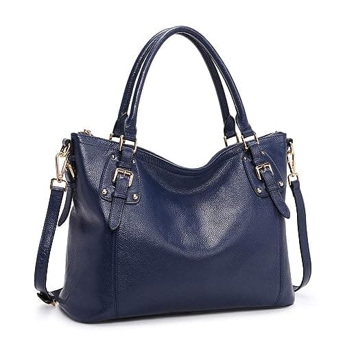 Kattee Leather Handbags Tote Shoulder Bag for Woman Satchel Designer Purse Top Handles Crossbody Bag Large Capacity