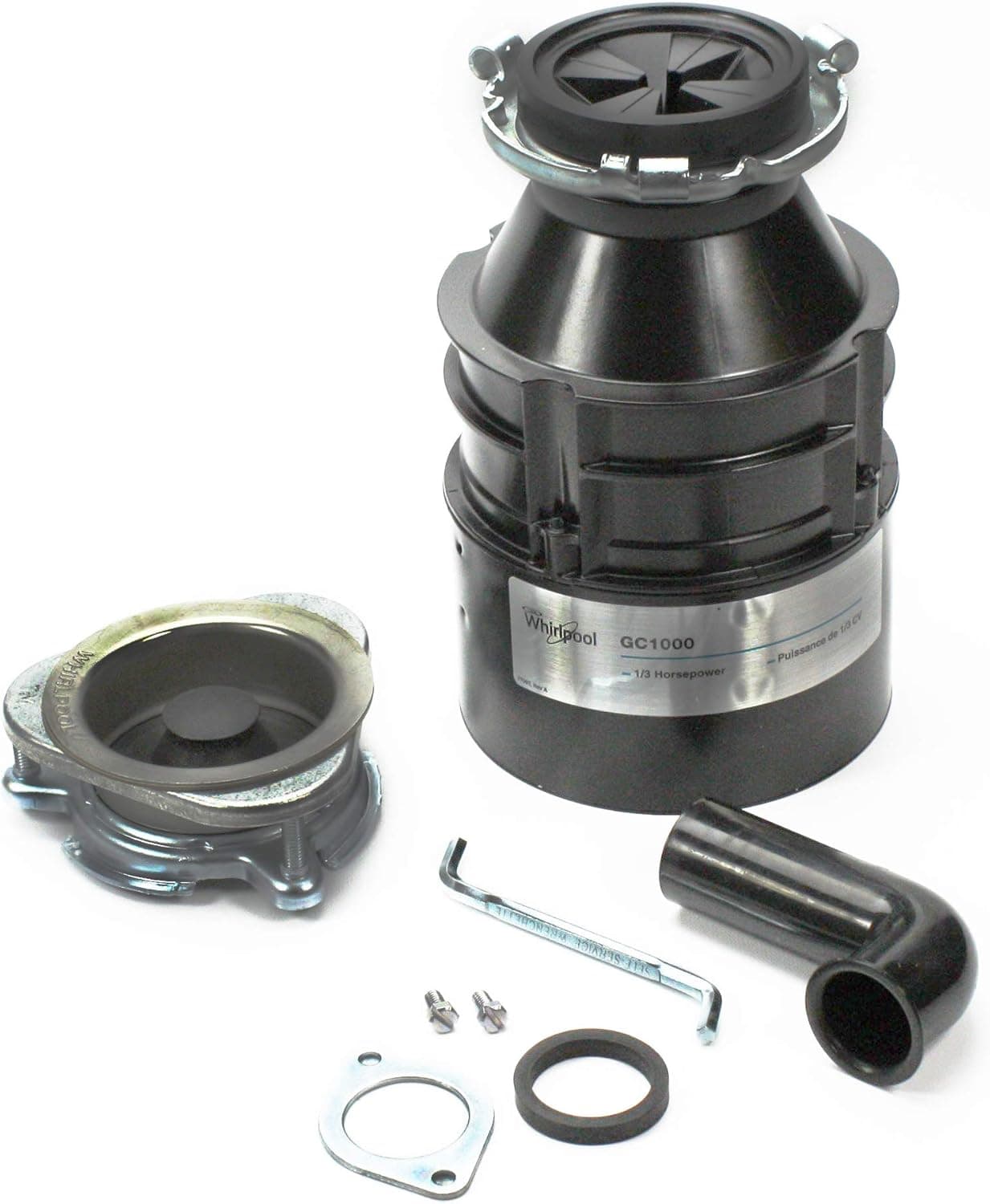 Whirlpool GC1000XE 13 hp in Sink Disposer Black
