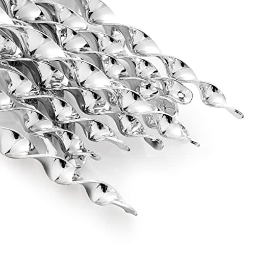 OFFO Bird Scarer Rods, 11.5 in (15 PCS) Reflective Bird Device Outdoor Bird Scarer to Keep Pigeon and Woodpecker Away from Garden or Yard, Silver