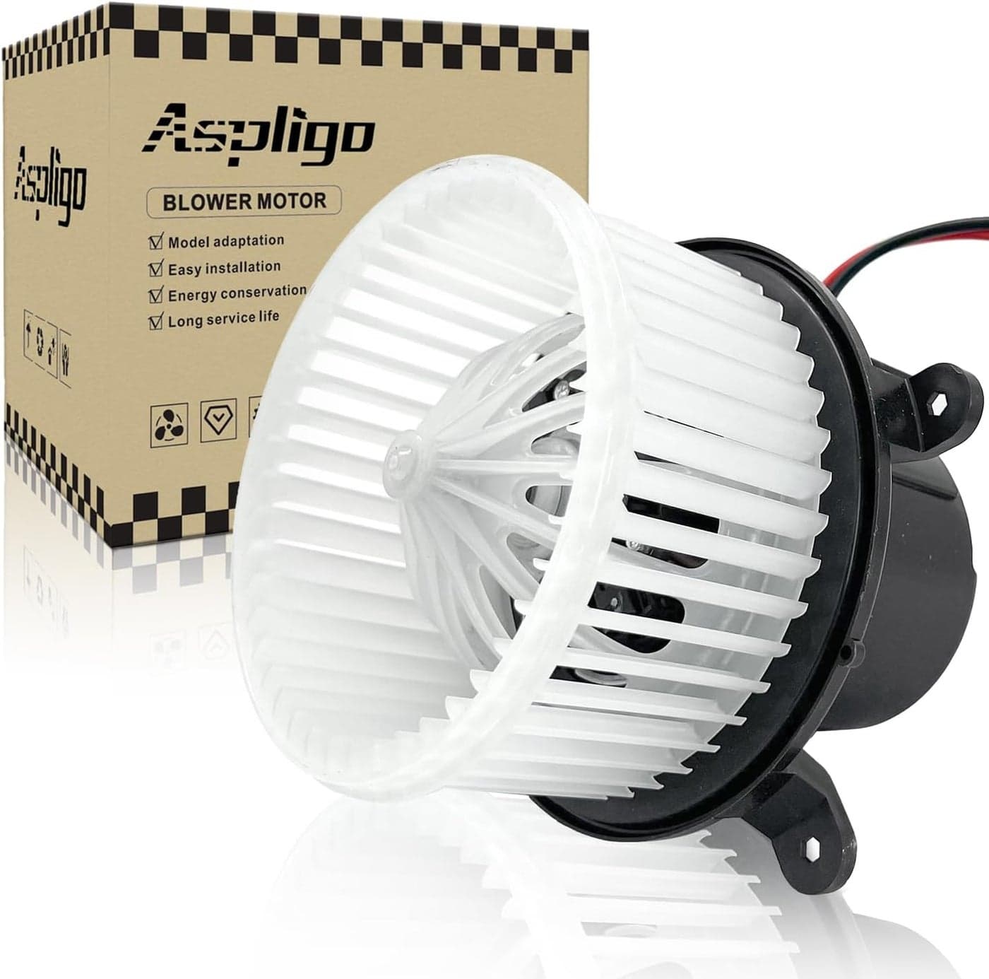 Aspligo 87760 AC Heater Blower Motor Fan Assembly for Porsche Panamera 2010-2016