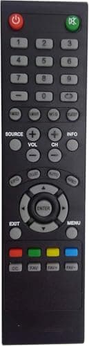 Remote Control Replacement for PROSCAN TV PLDED4017, PLDED4016A-D, PLDED3996A-E, PLDED3273A-E, PLDED5066A-B, PLDED5068A-D, PLED5529A-G