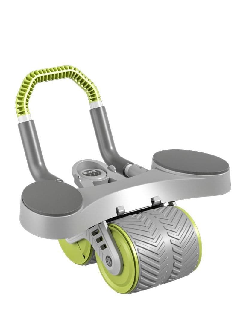 Automatic Rebound Abdominal Roller Tool with Elbow Support and Digital Meter Core Strength Training