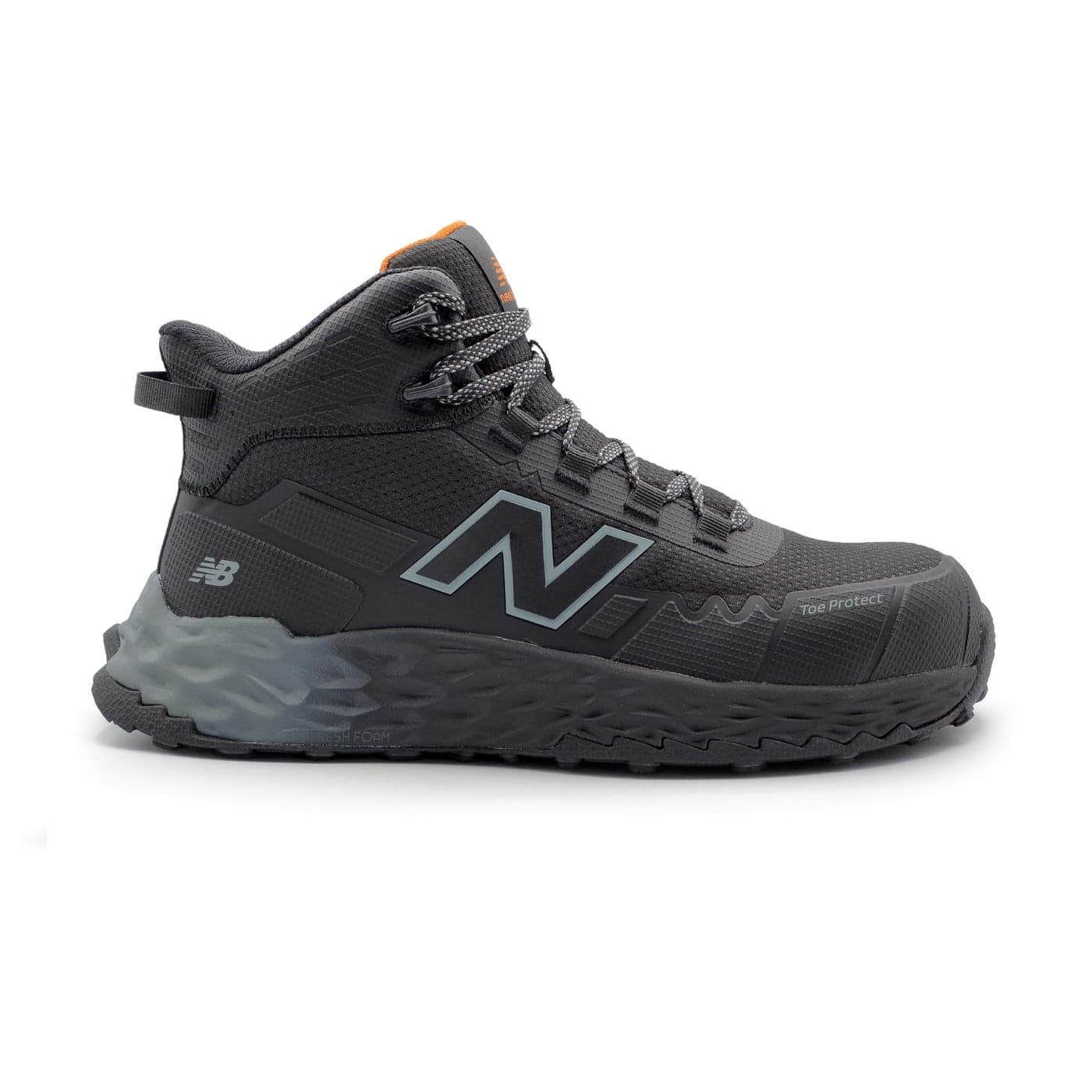 New Balance Fresh Foam Cremorne Composite Toe Safety Shoes for Women Non Slip Electrical Hazard Wide Black Low Rise