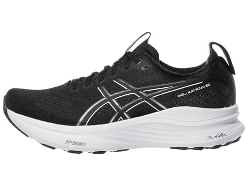 ASICS Women's Gel-Kayano 32 Running Shoes, 10, Black/White