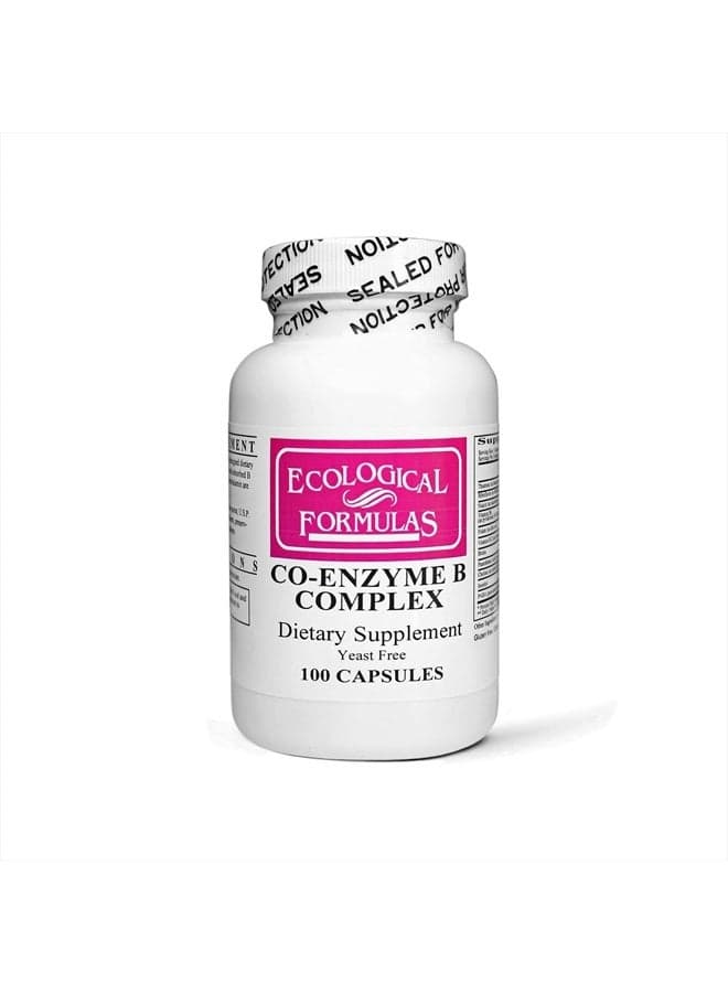 Co-Enzyme B Complex Capsules, Creamy White, 100 Count, 522021