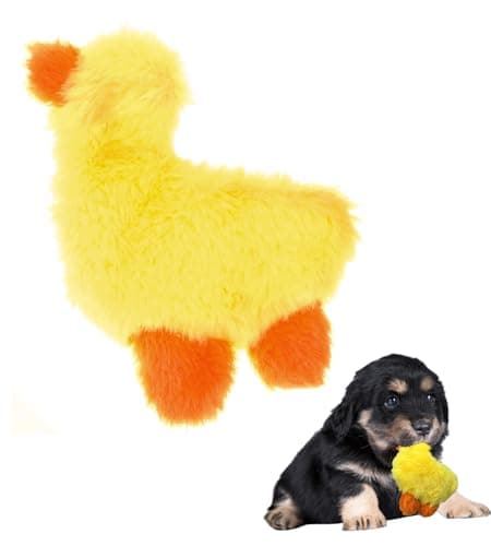 Glory To Dog TinyToy Plush Yellow Duck Very Small Unstuffed Dog Toy