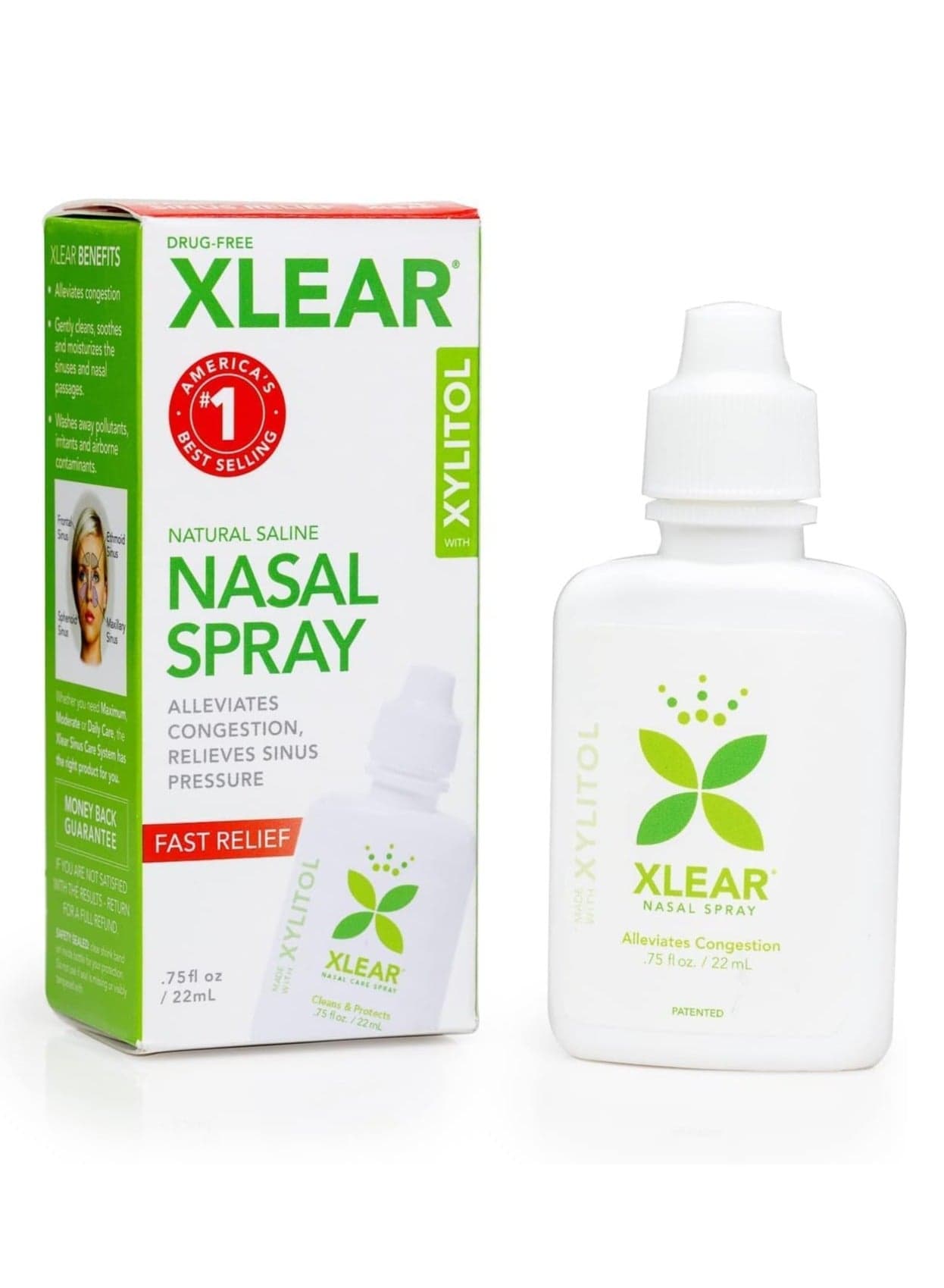 Natural Saline Nasal Spray, 0.75 fl oz (22 ml)