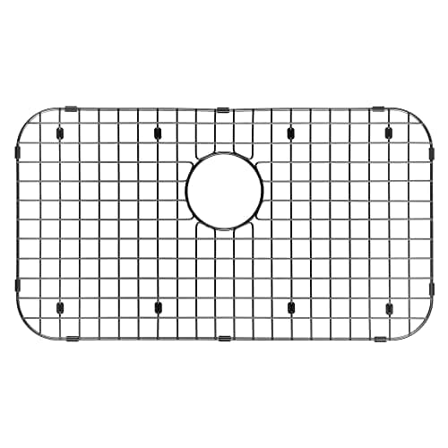 STARSTAR Sinks Protector Matte Black 304 Stainless Steel Kitchen Sink Bottom Grid Rack 26 L x 14 W Hole Top