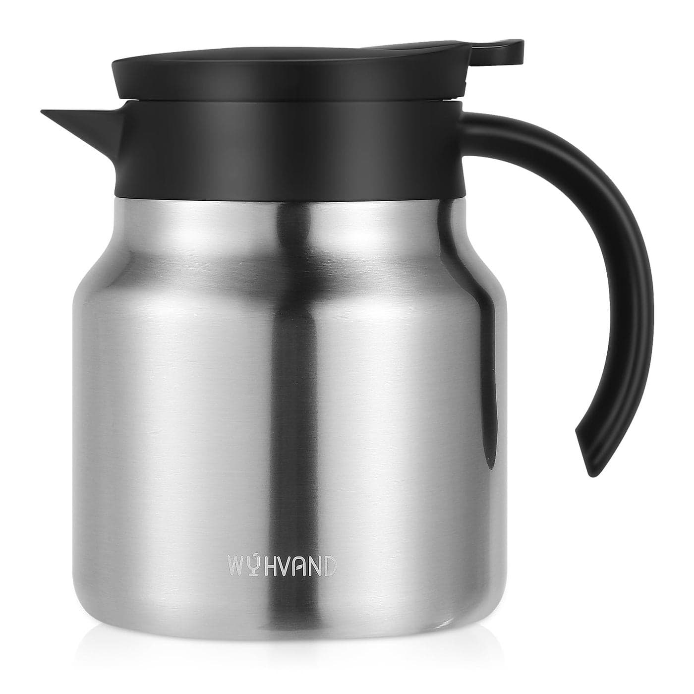 WYHVAND 27Oz Thermal Coffee Carafes For Keeping HotCold Stainless Steel Coffee Carafe Dustproof Insulated Water Carafe for PartyHomeSilver