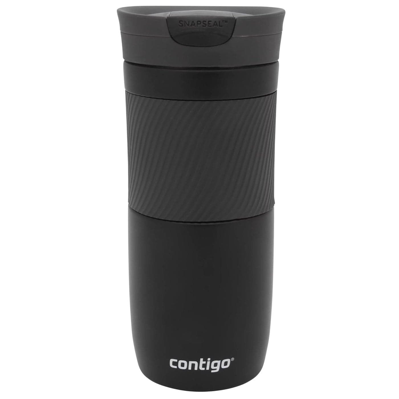 Contigo Byron Snapseal Travel Mug Premium Stainless Steel Insulated Coffee Mug with Leakproof Lid 470 ml Thermal Vacuum Flask for Hot Cold Beverages