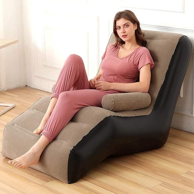 ACUDY Inflatable Sofa Chair Portable Comfortable and Lightweight Lounge Chair for Indoor Outdoor Use Perfect for Camping Beach Lounging or Extra Seating