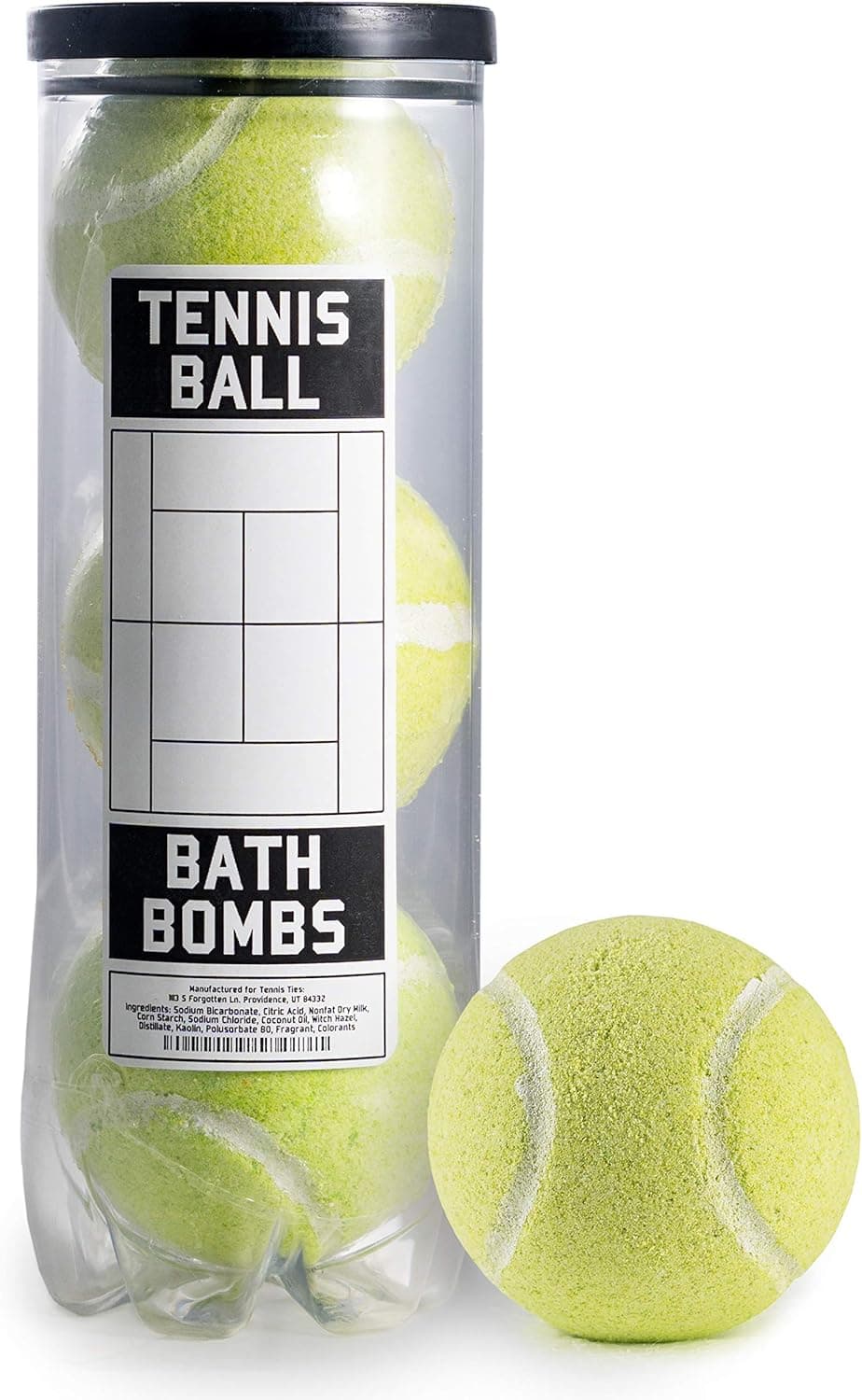 Tennis Ball Bath Bombs 3 Pack Gifts Tennis Equipment bats for Women Kids Teams