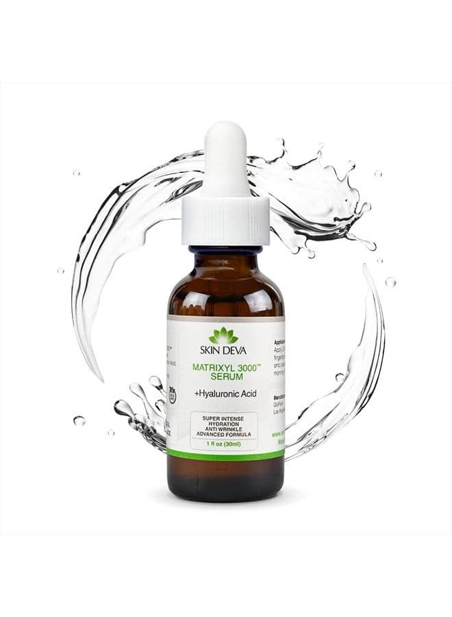 1 fl oz Matrixyl 3000 with Hyaluronic Acid Serum Peptides Serum For Face Hydration with Hyaluronic Acid Stimulates Collagen Repair Mechanisms Lightweight Anti Aging Moisturizer