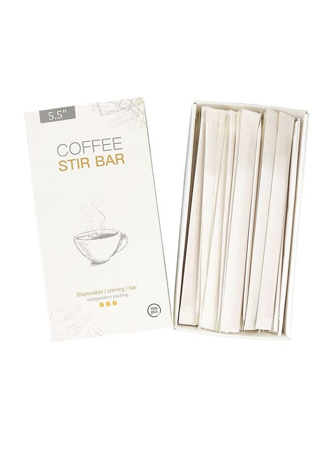 100-Piece Coffee Stir Sticks Set Beige