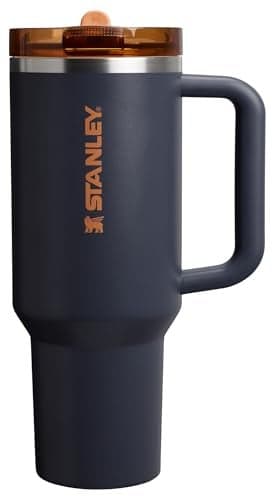 STANLEY Quencher ProTour Flip Straw Tumbler with Leakproof Lid 40 oz | Built-In Straw and Handle | Cup Holder Compatible for Travel | Insulated Stainless Steel Cup | BPA-Free | Twilight VRT