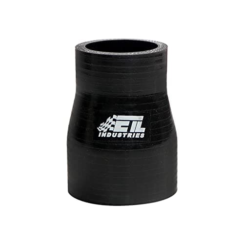 ETL INDUSTRIES ID 225 to 275 Length 3 Silicone Reducer Straight Coupler Hose 4Ply Reinforced Universal Intake Reducer Intercooler Pipe Black