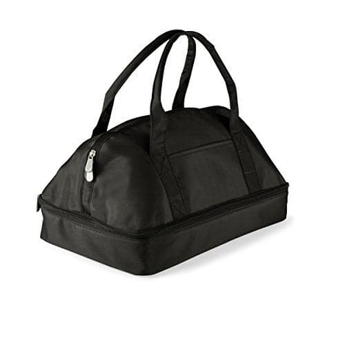 ONIVA - a Picnic Time brand Potluck Casserole Carrier, Insulated Thermal Food Carrier, Insulated Casserole Carrier, Black 12 x 7 x 17