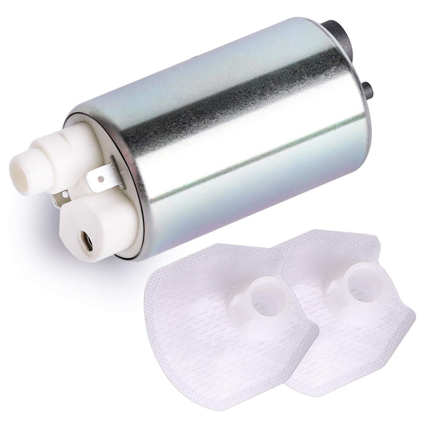 Fuel Pump with two Fuel Filter Compatible with Suziki Kawasaki ER6N KX Ninja Vulcan Z1000 Suzuki Bandit 1250S GSX GSXR GSXS Katana 650 RMX RMZ TU250 Vstrom Motor 490400022