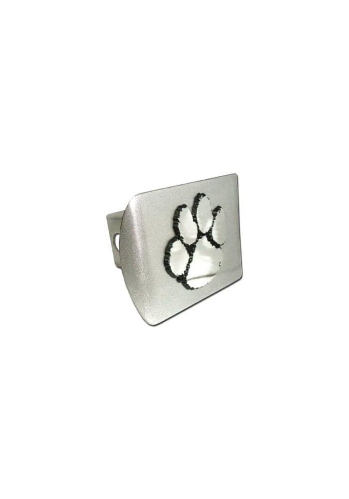 Elektroplate Clemson University Tigers NCAA Trailer Hitch Cover with Chrome Paw Emblem