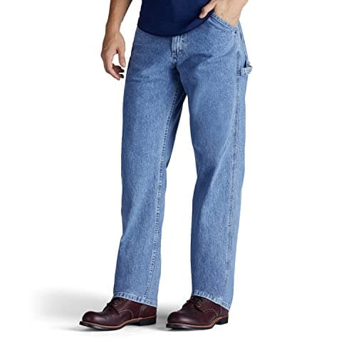 Lee Men's Loose-Fit Straight Leg Carpenter Jean, Retro Stone, 30W x 30L