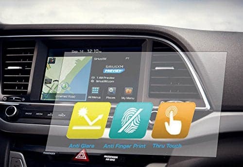 Universal Trimmable Screen Protector for All Audi Navigation (3-Pack), Anti-Glare and Anti Finger Print, 8 x 7 inches