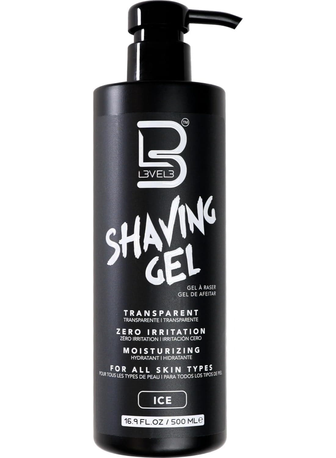 Shaving Gel - Straight Razor Shave Gel - Non-Irritating - Refreshing Smell L3 - No Hot Towel Necessary - Level Three Razor Gel (Ice)