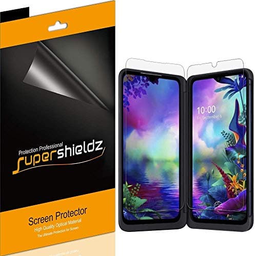 Supershieldz (3 Pack) Designed for LG G8X ThinQ Screen Protector, (3 Main Screen and 3 Dual Screen) High Definition Clear Shield (PET)