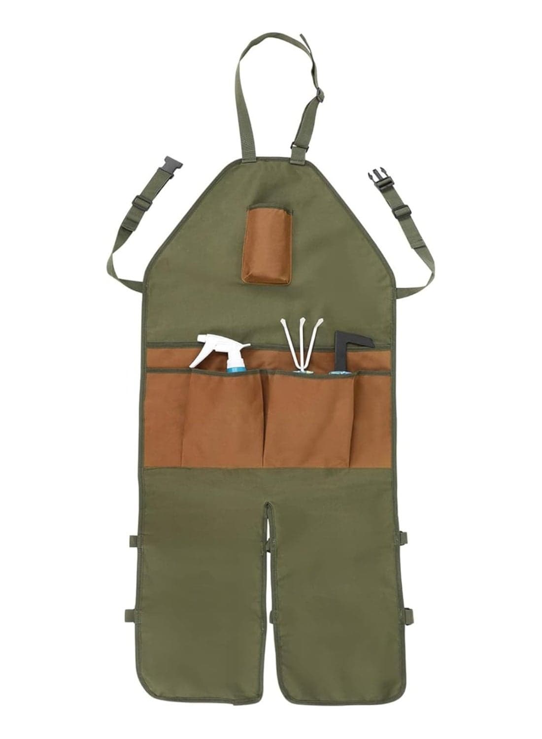 Waterproof Gardening Apron with Leggings, 5 Multi-Pocket Tool & Phone Storage, Adjustable Straps & Quick-Release Buckle, Durable Oxford Cloth for Men & Women – Indoor/Outdoor Work, Craft, Cooki