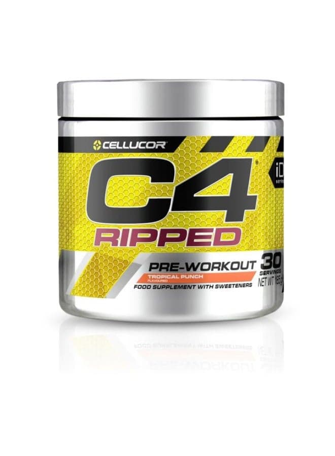 Cellucor - C4 Ripped Fruit Punch, 30 Servings, 183 g (6.46 Oz)