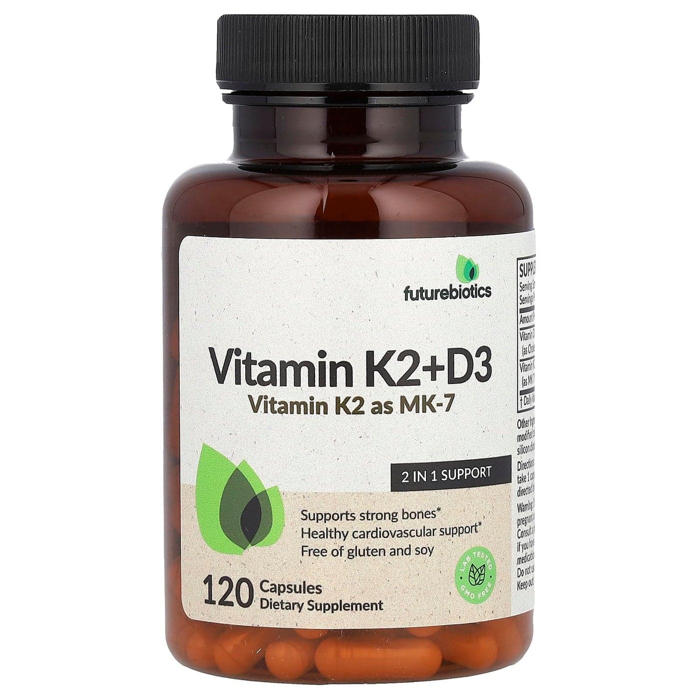 Futurebiotics Vitamin K2 D3 120 Capsules