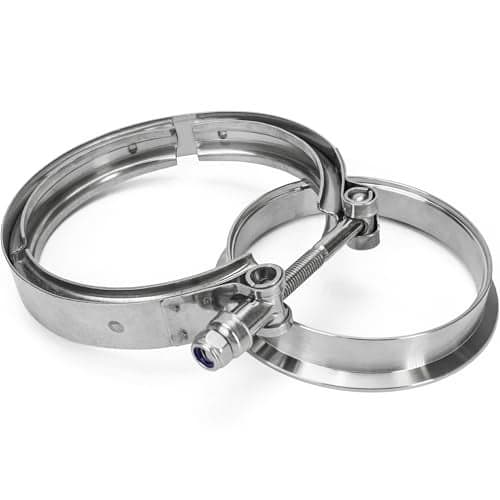 4 S400 S480 Exhaust VBand Flange Clamp Kit with Stainless Steel Reducer Fit for S400SXE S475 S463 S467 SXE SX T4 Housing
