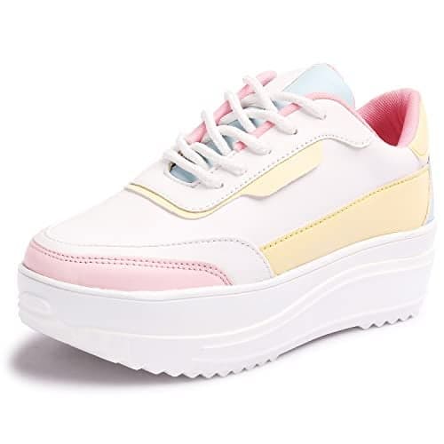 Vendoz Women Multi Color Causal Shoes Sneakers - 40 EU