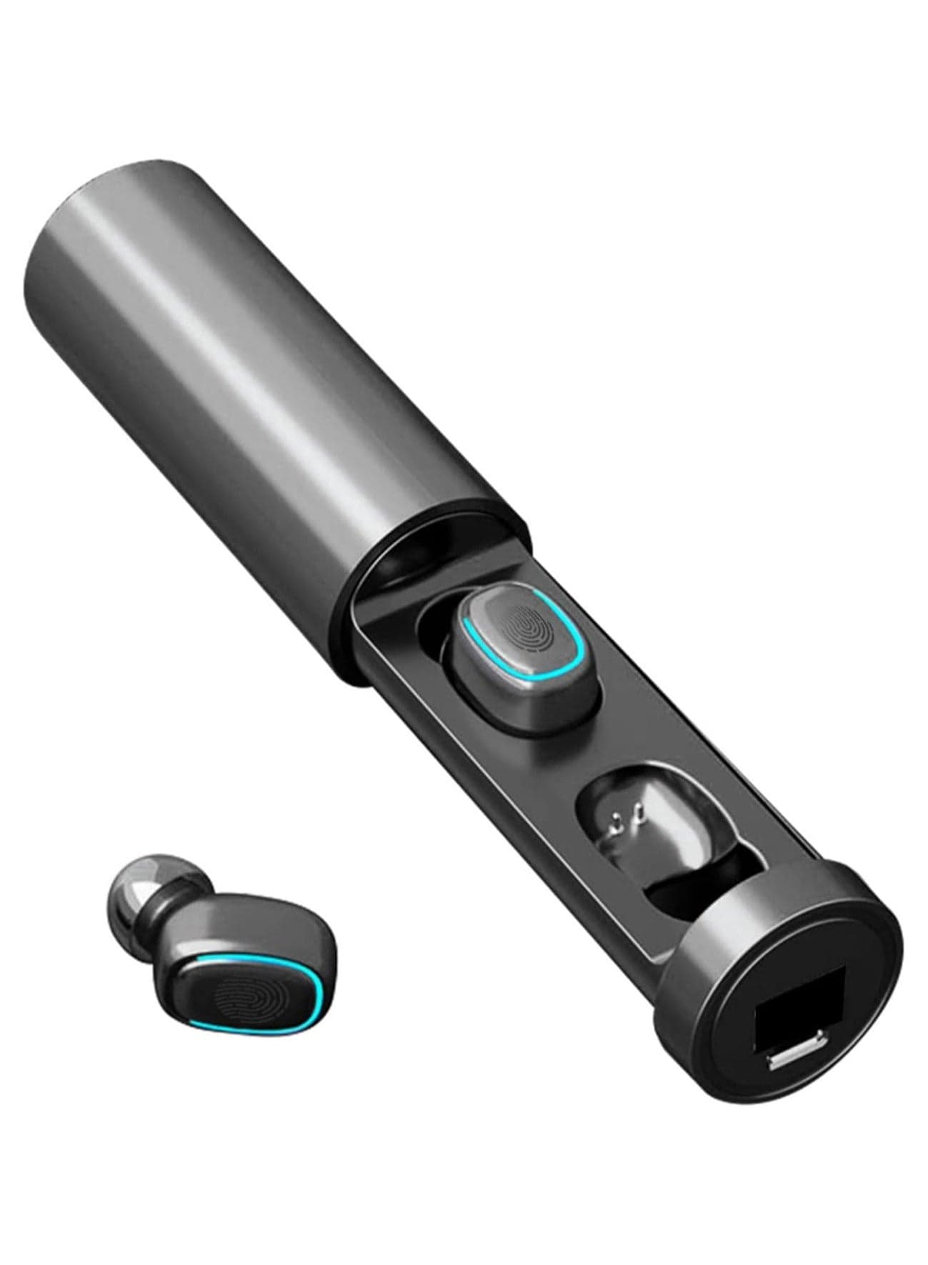 Wireless Bluetooth 5.0 Stereo Touching Earphones Sports Running Ear Buds Black