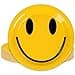 Whaline 40Pcs Smile Face Dessert Plate One Happy Dude Disposable Paper Plate Yellow Dinnerware Plate 7 Inch for 1st Birthday Party Supplies Table Decor