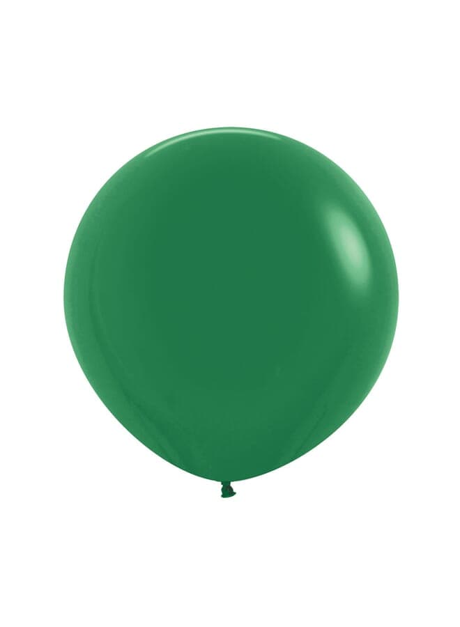 60Cm 032Forest Green3 Piece Round Latex Balloons 24Inch