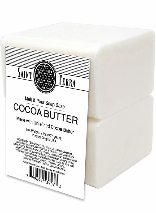 Cocoa Butter Melt and Pour Soap Base, 2 Pounds