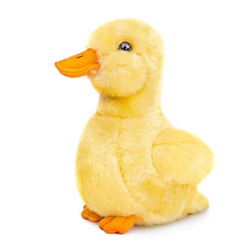 ZHONGXIN MADE Yellow Little Duck Plush 55inch Simulation Duck Stuffed Animal Little Baby Duck Doll Plush Toys as Gift for Your Kids