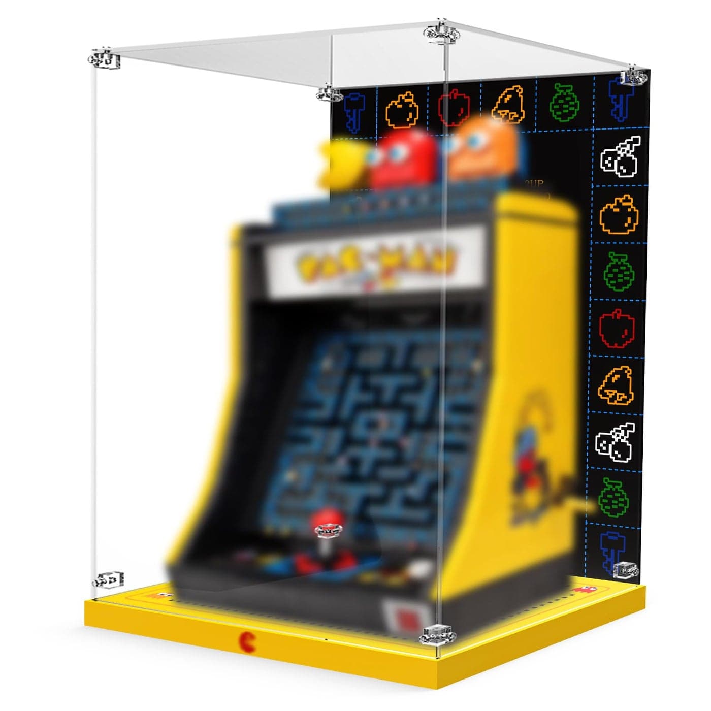 PIPART Acrylic Display Case for Lego 10323 PACMan Arcade Dustproof Clear Display Box Display Case ONLY The Model NOT Included