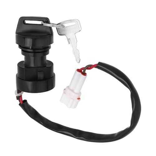 Ignition Key Switch for Yamaha Wolverine 350 Warrior 350 Bear Tracker 250 Big Bear 250 Bruin 250 350 Grizzly 125 350 Raptor 125 250 350 660 700OEM 5LP825100000 5LP825100100