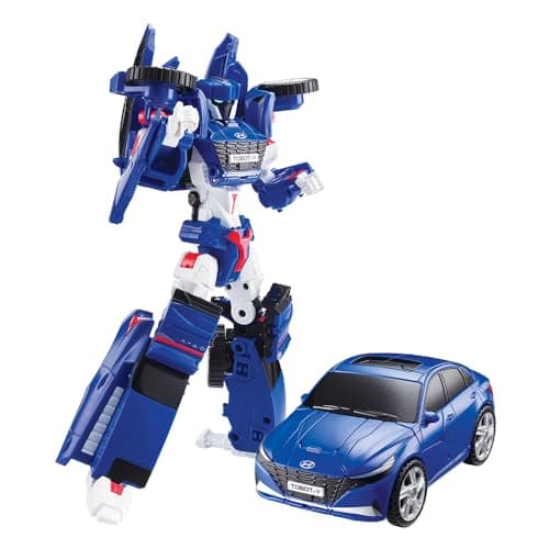 New TOBOT TOBOT Y Youngtoys Transforming Collectible Vehicle to Robot Heroes Animation Character Toys for Kids 3 and up Transform Toys Cars Large Size 10inch