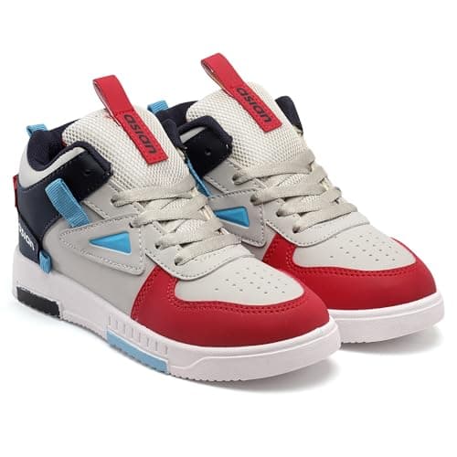 ASIAN Men TARZAN-11 Casual Sneaker Shoes with Synthetic Upper Lightweight Comfortable Mid Top Sneaker Shoes, Multicolor, 2 UK