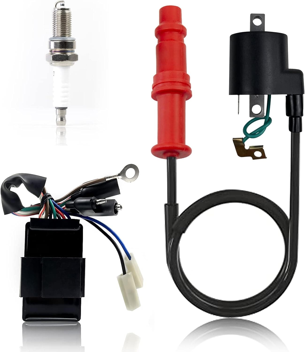 Ayiddue Ignition Coil CDI Box Spark Plug for Polaris Sportsman 500 4x4 (1996-2001)