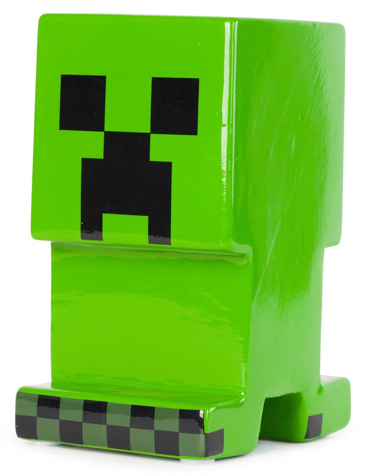 Jay Franco Minecraft Creeper Ceramic Piggy Bank - Kids Room Decor & Coin Bank for Gamers - Children's Learning Resource